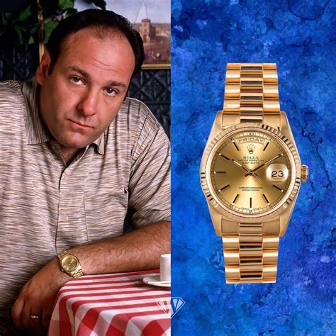 what rolex did tony soprano wear|tony soprano rolex day date.